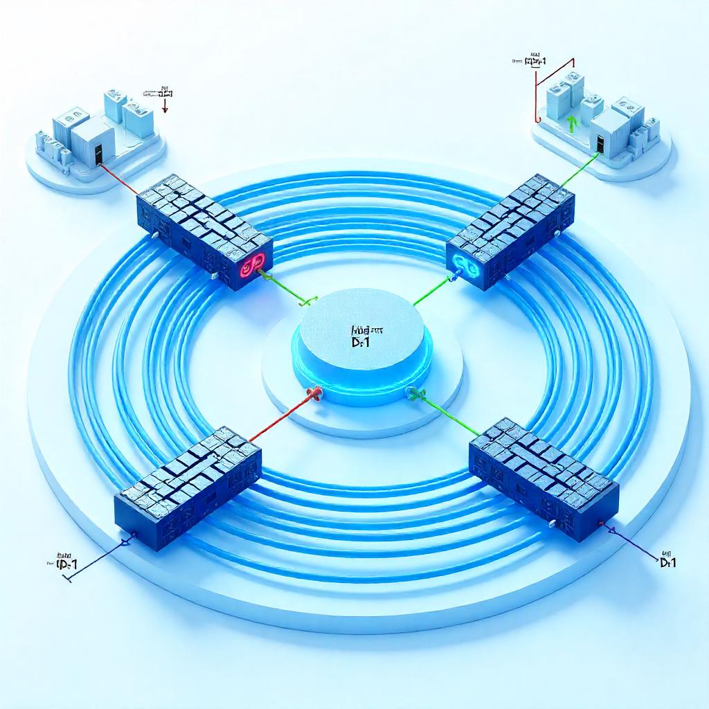 Diagram Arsitektur OADM dalam DWDM Ring