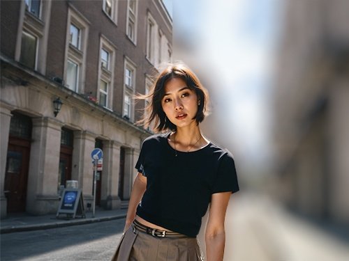 Wijzig de scherptediepte van een afbeelding