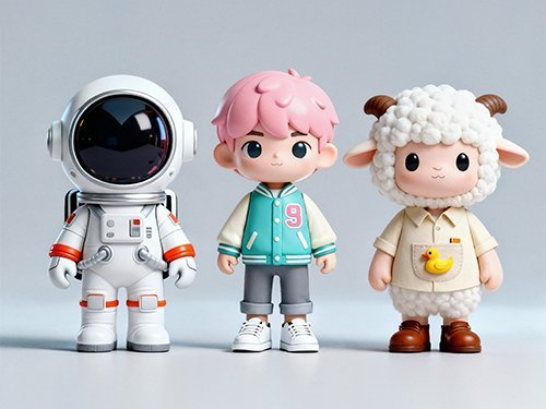 Generate Toy-Like Character Render