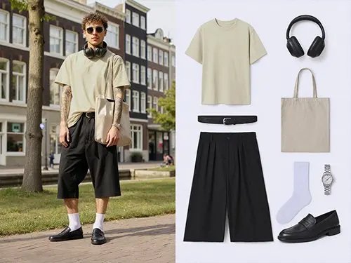 Create outfit moodboard