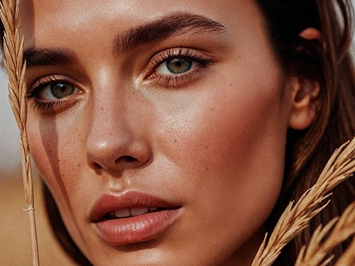 Añade pecas o detalles en la piel