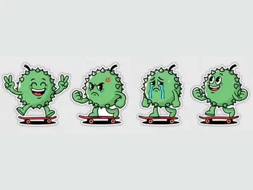 Generate character sticker pack