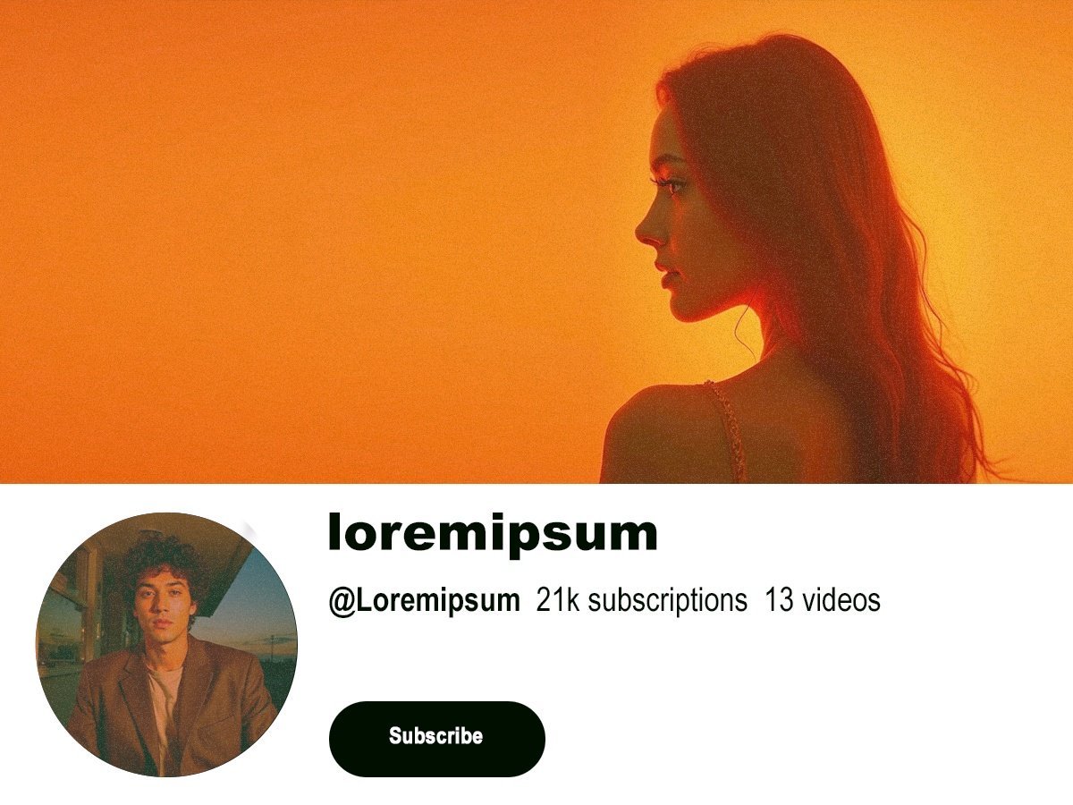 Create a YouTube header image