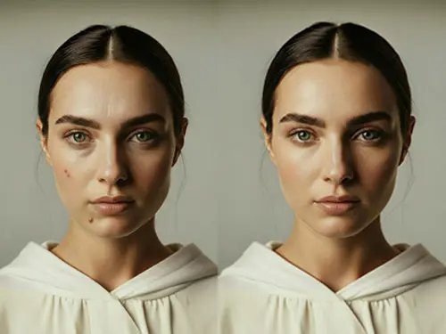 Remove blemishes and spots