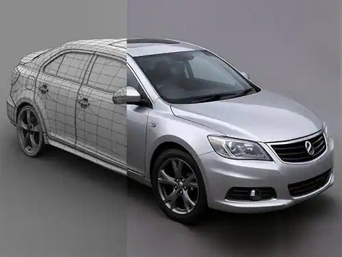 Render 3D object from a depth map