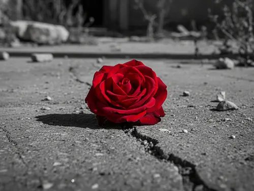 Keep color, make rest black and white