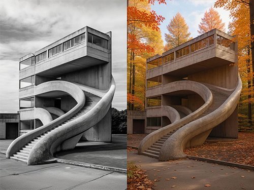Colocar un edificio en una nueva escena