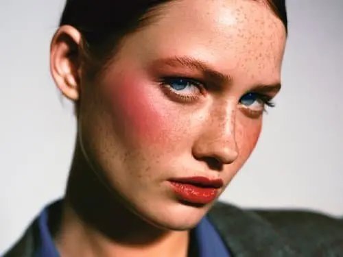 Apply makeup to person’s face