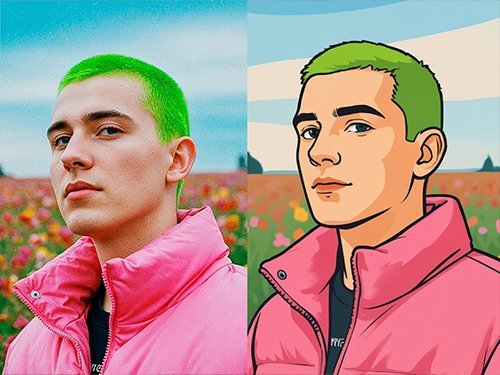 Turn photo into illustration