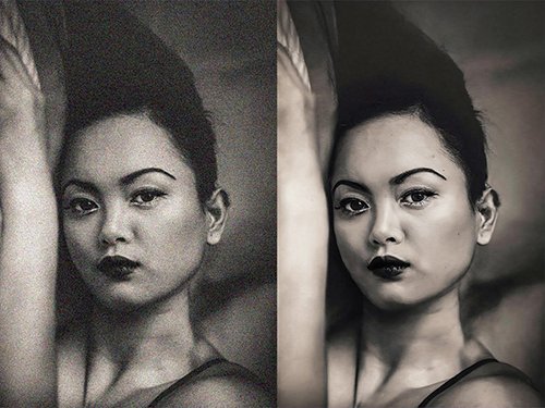 Remove noise from photo