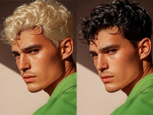 Change the color of a person’s hair