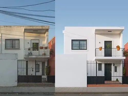 Retocar imágenes de fachadas