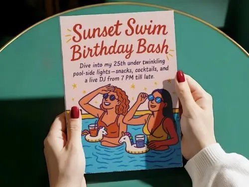 Create party invitation