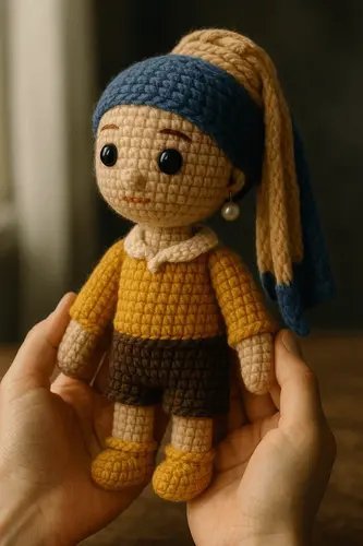 Create crochet-style selfie