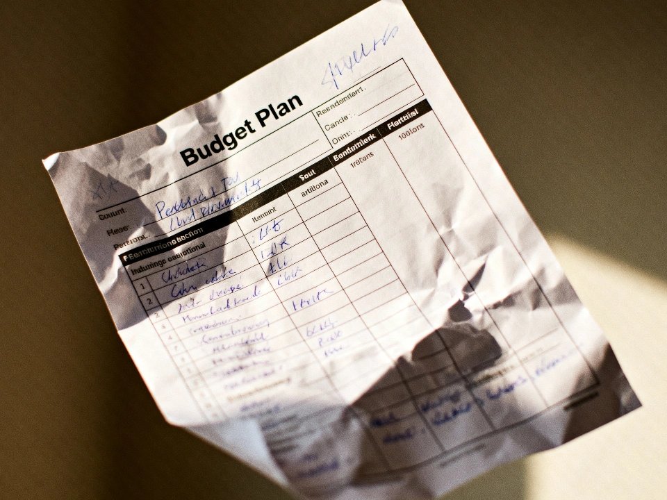 Build budget template