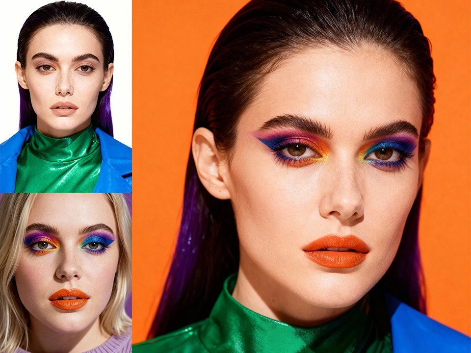 Apply reference makeup to a face