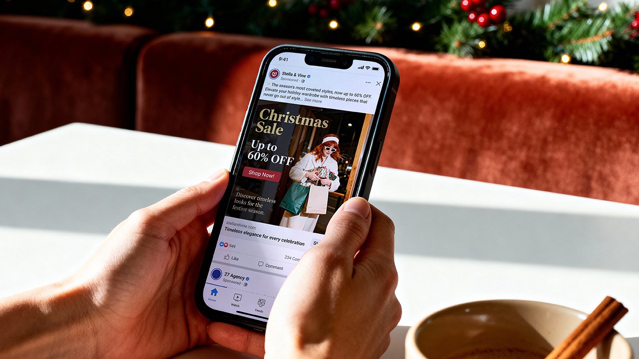 Create festive holiday ads