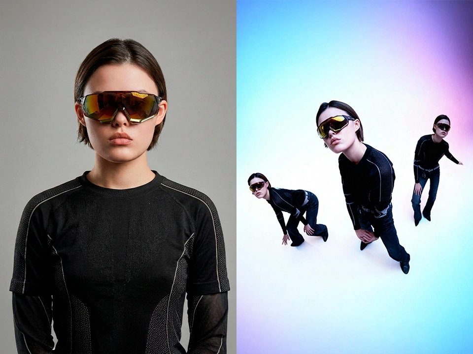 Gerar composição editorial Y2K