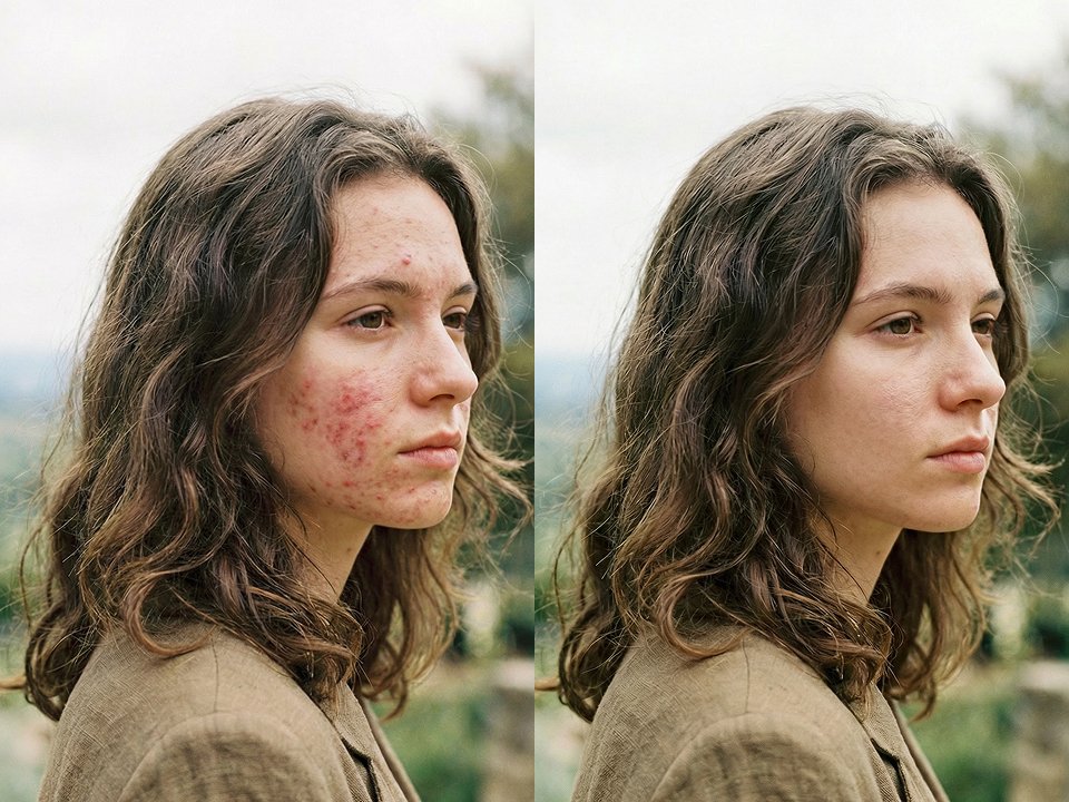 Supprimer les imperfections et les taches