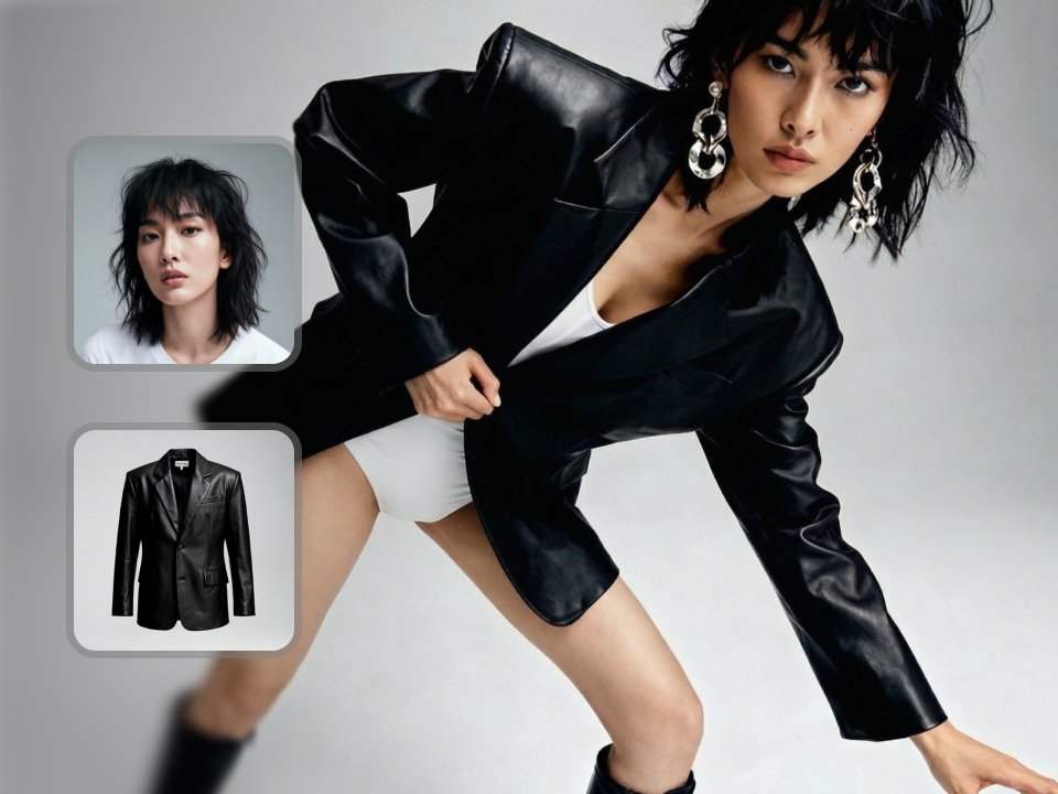 Create editorial fashion photo