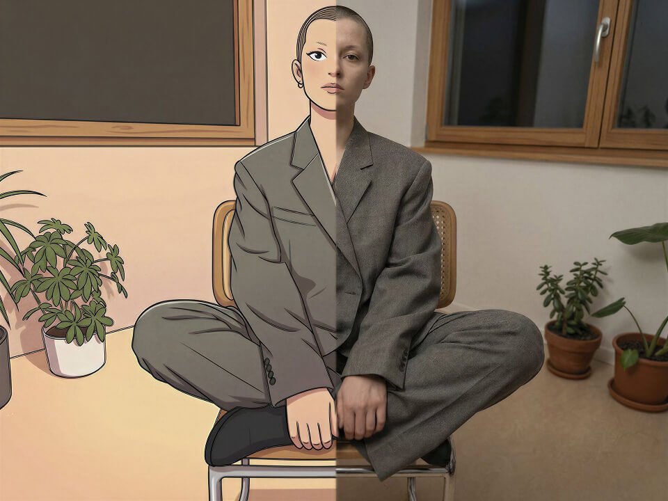 Turn character into realistic photo