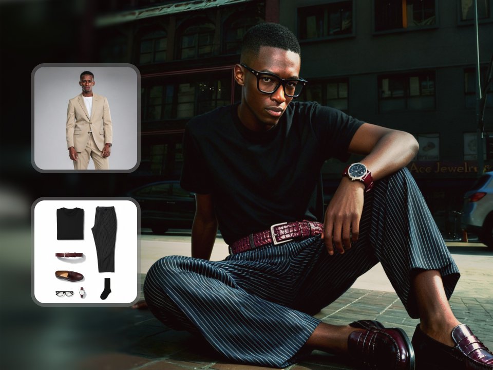 Experimente roupas novas