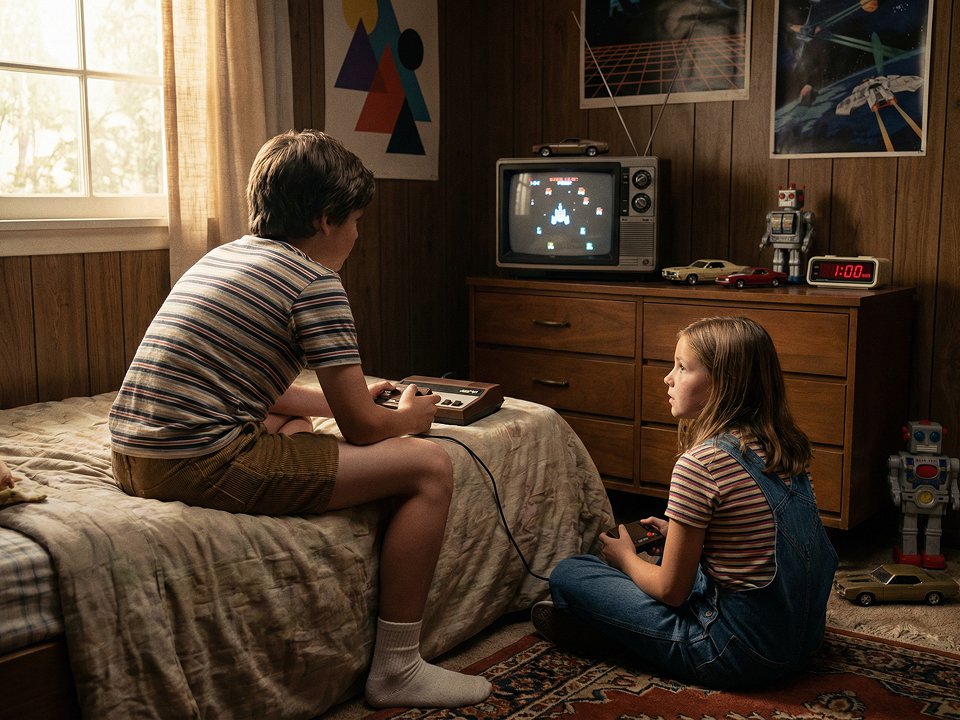 Synthwave retrô nostálgico