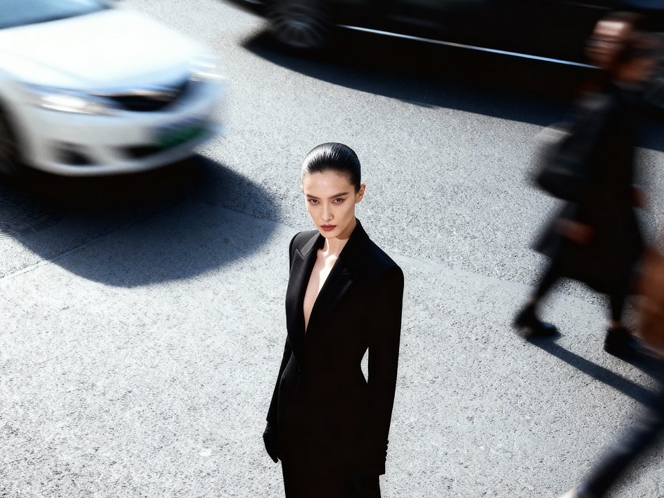 Moda com batida em câmera lenta