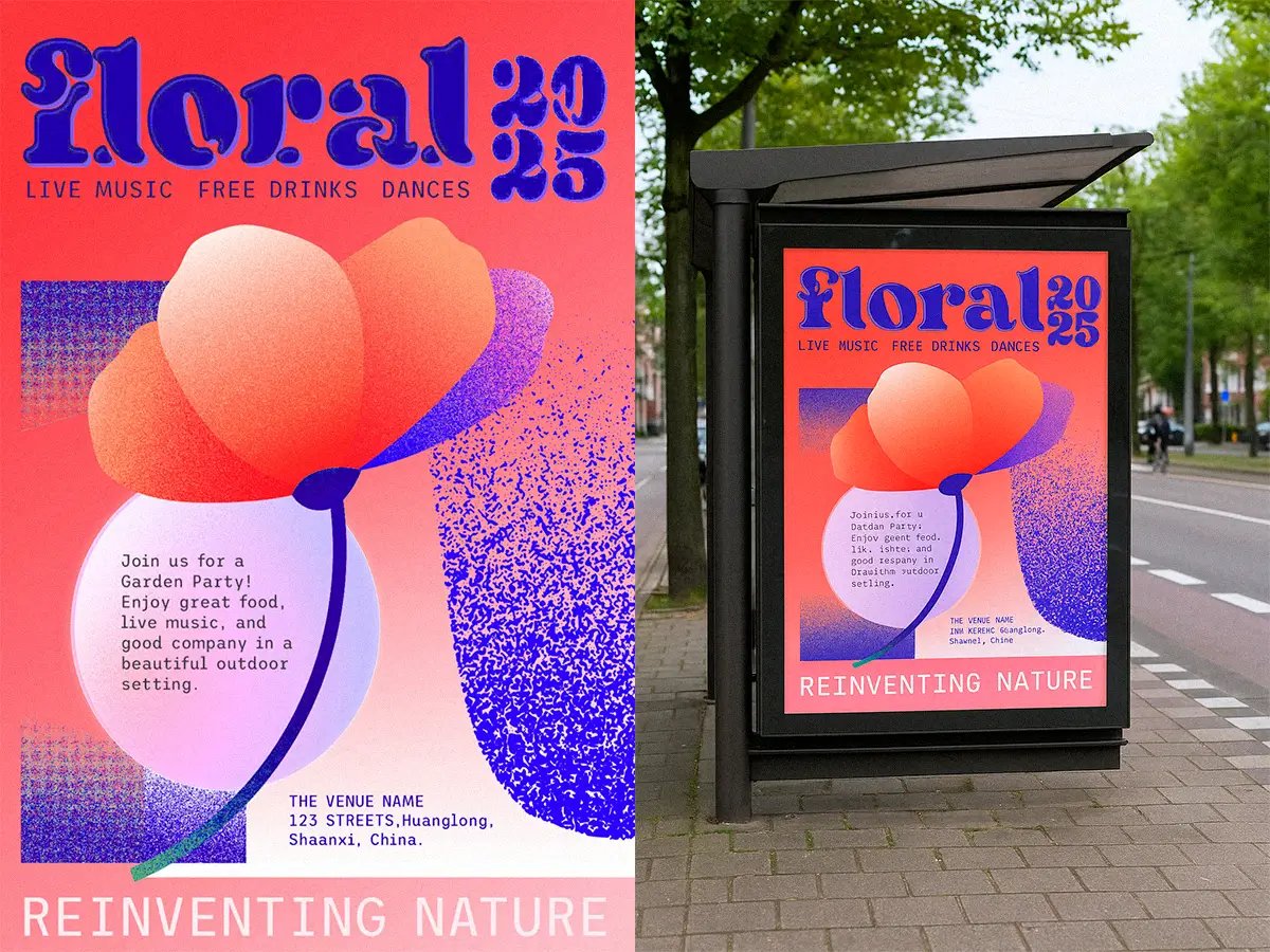 Fazer mockup de visuais em locais ao ar livre