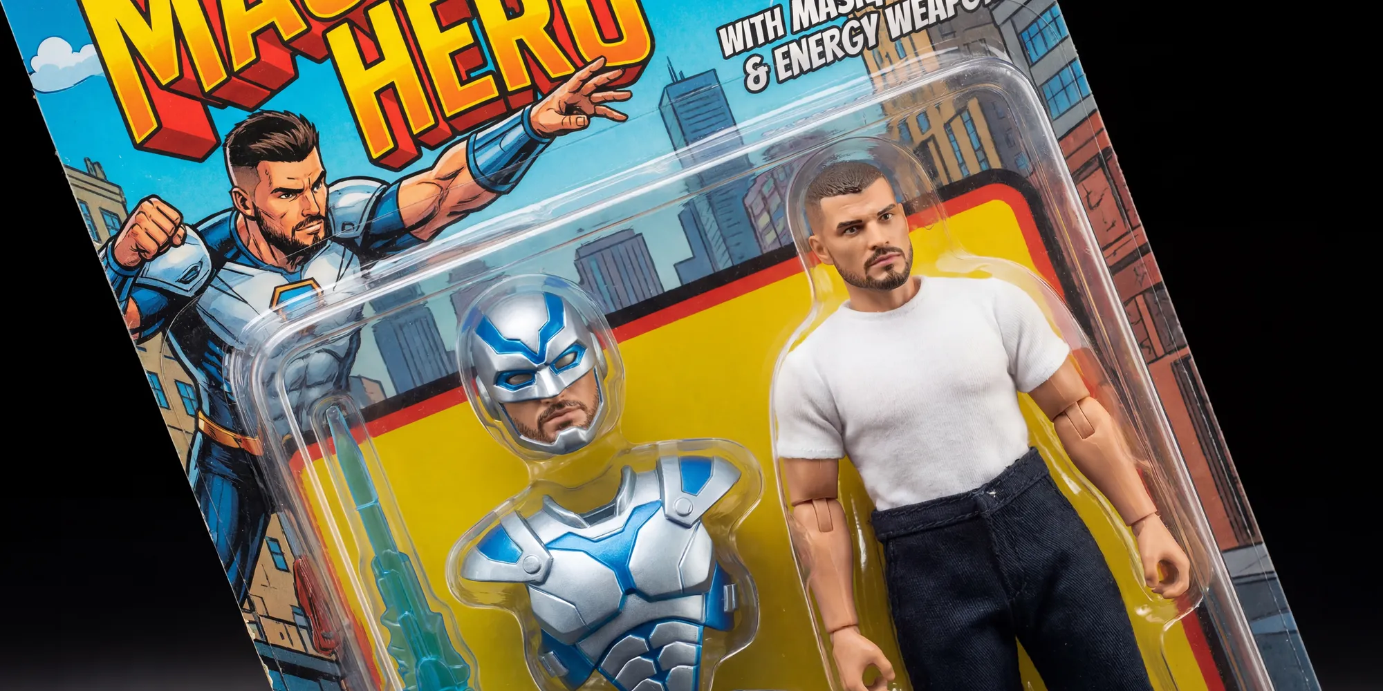 AI actionfigur generator, der pakker dig ind som legetøj